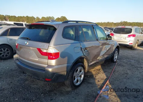 2008 BMW X3 3.0Si from USA, damaged, VIN WBXPC93428WJ09337